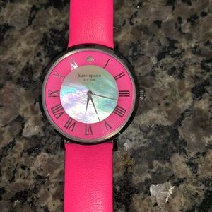 Hot pink Kate spade watch